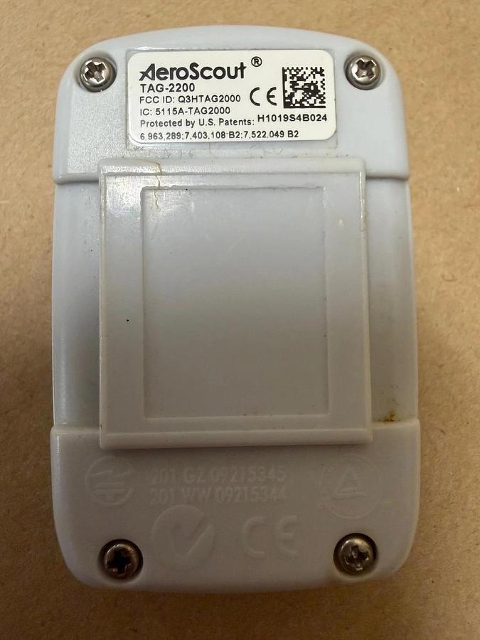 Used Aeroscout TAG-2200 WIFI Asset Location Tag
