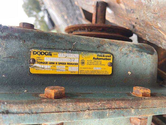 Used Dodge 904002 JH Torque Arm II Speed Reducer, TA4207H15, 43.33HP at 1750RPM
