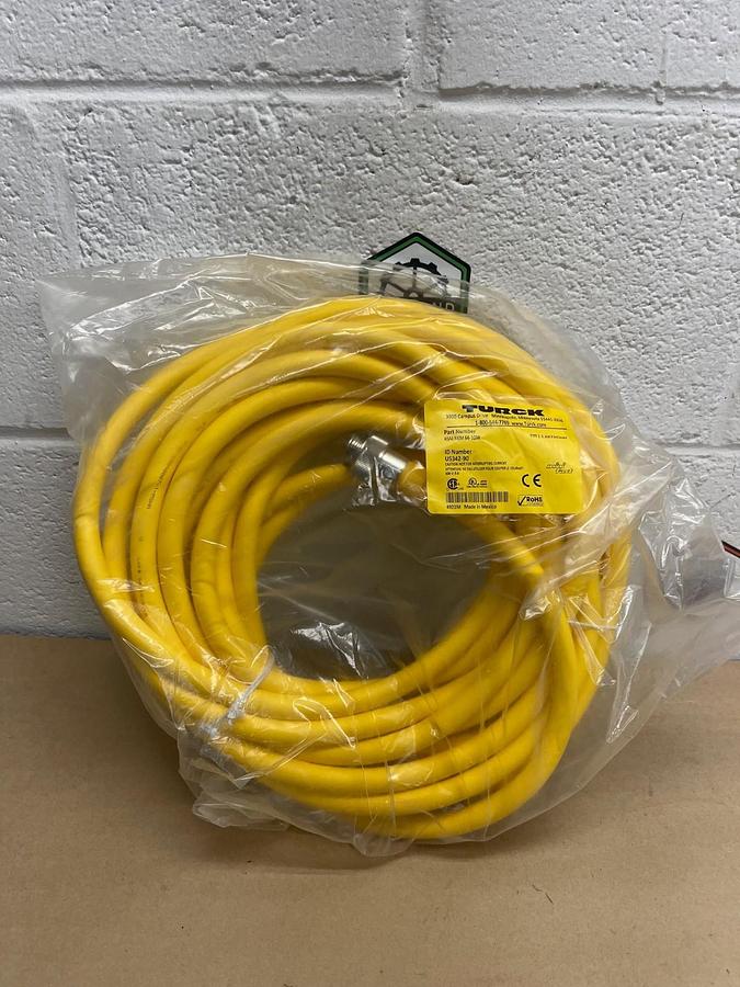 Used Turck RSM RKM 66-10M Actuator & Sensor Cable, 6 Pin, U5342-90 *FACTORY SEALED*