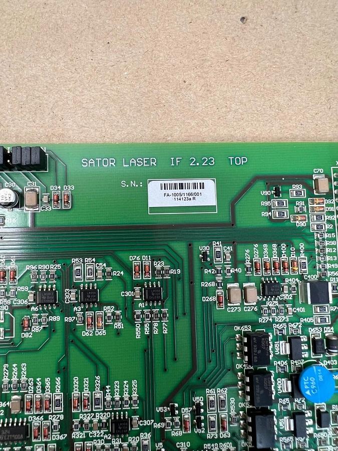 Used Sator Laser IF 2.23 Control Board