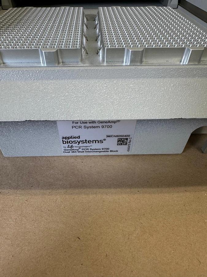Applied Biosystems N8050400 Dual 384 Well Interchangeable Block Unit *NEW*