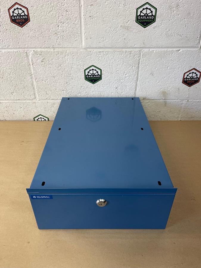 Used Global Industrial 606797BL Bench Drawer, W:10-3/4”, D:18”, Blue