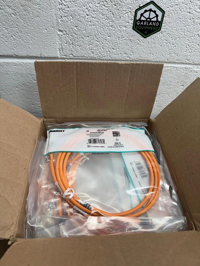 Panduit STP6X2MOR Shielded SFTP Patch Cord - Orange (Lot of 10) *NEW*
