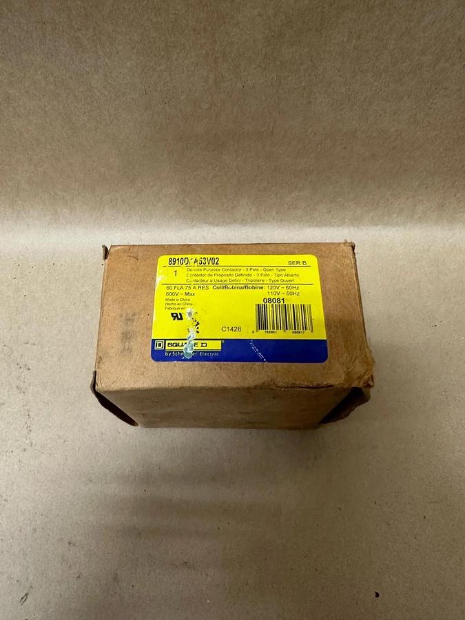 Square D 8910DPA63V02 Definite Purpose Contactor *NEW*