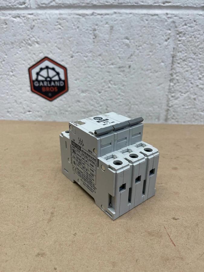 Used Allen-Bradley 1492-CB3 G 100 Supplementary Protector, Series B, 10A