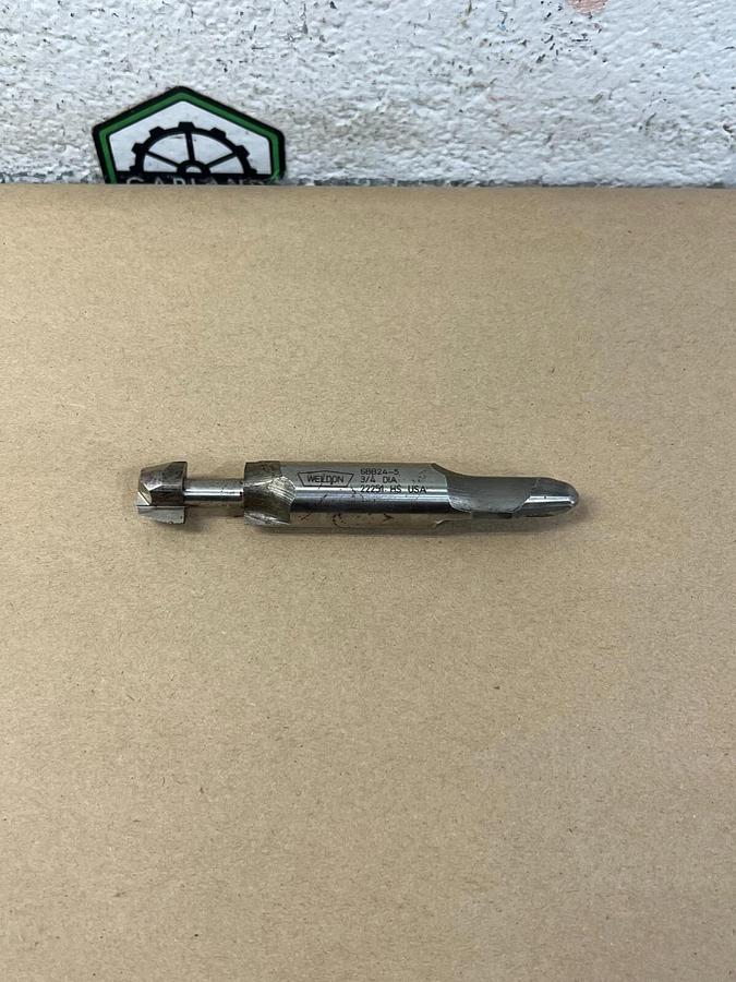 Used Weldon SBB24-5 3-4 Diameter Roughing + Finishing End Mill