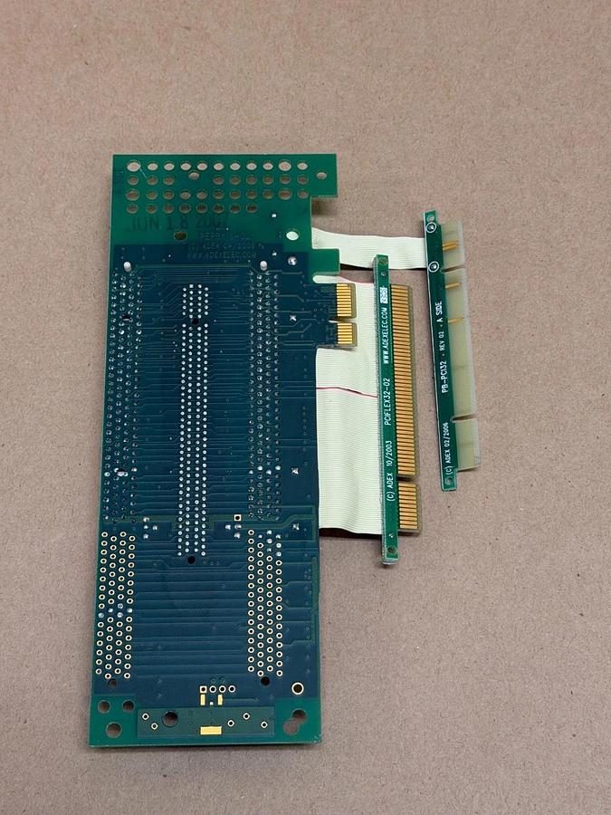Used ADEX PEPRX16-424-515-1/2 PCI Express Right-Angle Riser Card