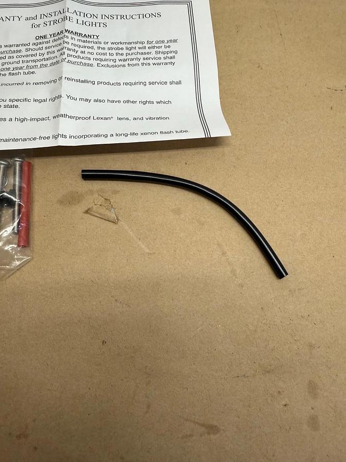 Used Meteorlite 5 Forklift Strobe Light (Amber) 12-80 VDC *NEW*