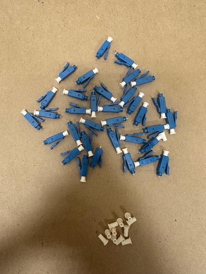 Used LC Connectors 848006680 Fiber Optic Connectors - Lot of 34 pcs