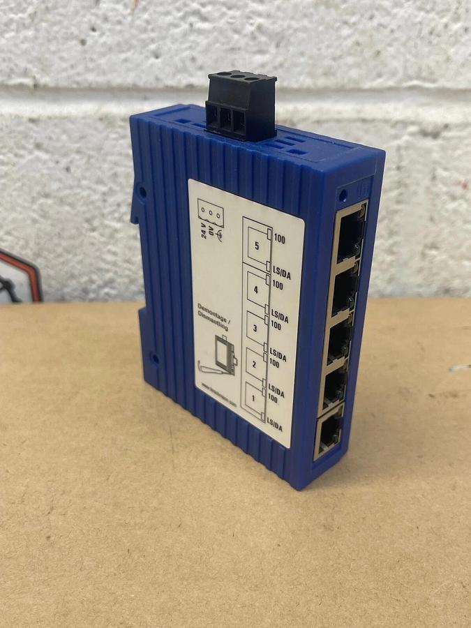 Used Hirschmann Spider 5TX , Rail Switch, 5-Port
