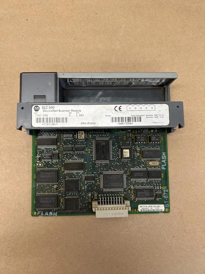 Used Allen Bradley 1747-SDN SLC 500 DeviceNet Scanner Module, Ser. B, FRN. 6.002
