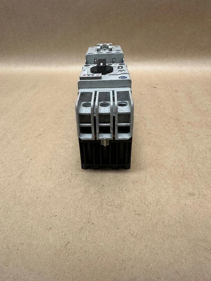 Used Allen Bradley 140M-D8E-C20 Ser C Circuit Breaker w/ 100-C23*10 Contactor