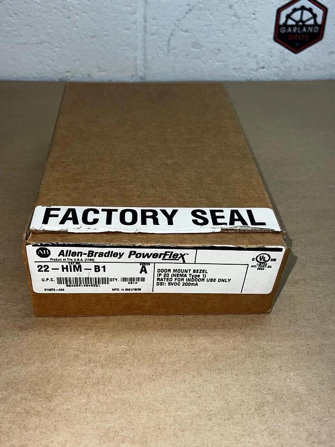 New - open box Allen Bradley 22-HIM-B1 Ser A PowerFlex Door Mount Bezel *NEW*