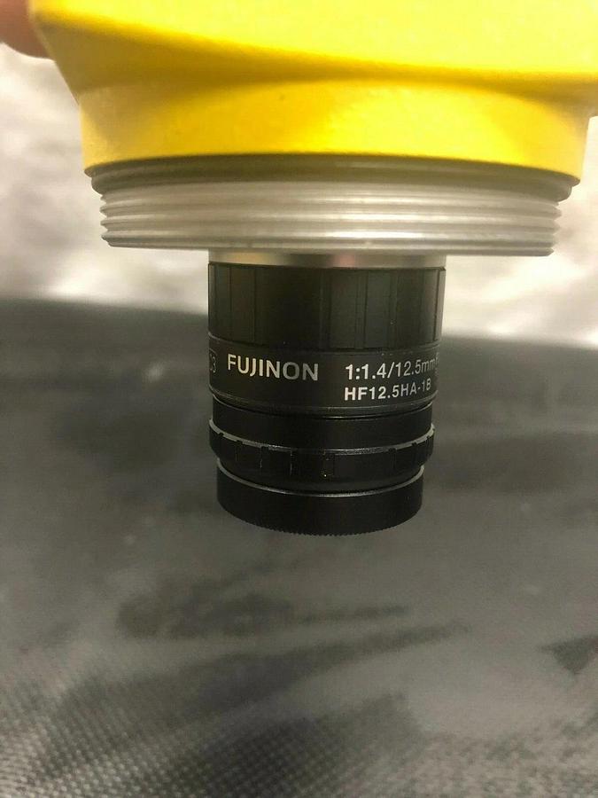 Used Cognex IS5100-11 Insight Vision Camera w/ Funjinon HF12.5HA-1B Lens & Lens Cover