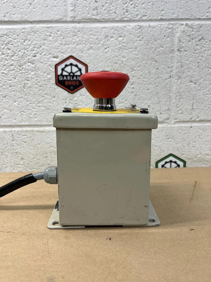 Used SCE OP-CB-03 Emergency Stop Button with Enclosure