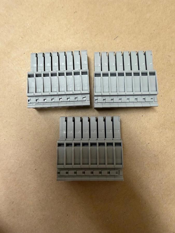 Used Phoenix Contact PP-H 2,5/8 Terminal Plug *NEW* - 3 Pcs