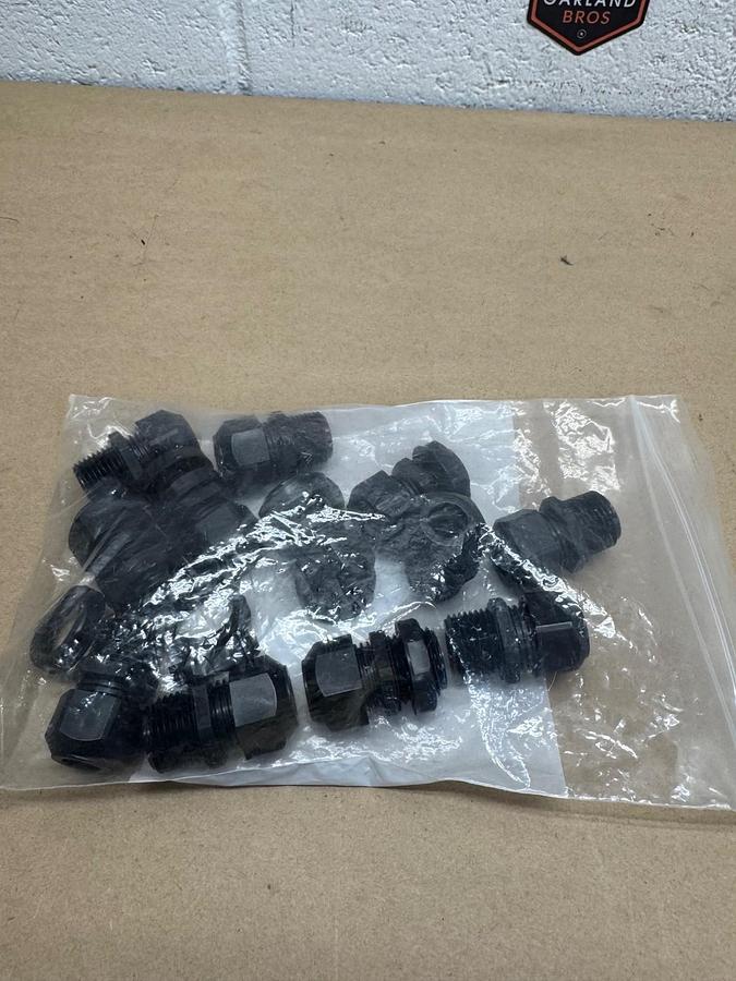 Used Heyco 1/2” Power Cord Gland Fittings - Qty 12