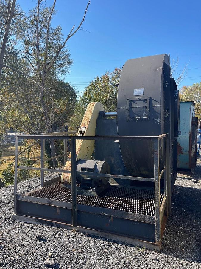 Used Vincent Processes 574 GI CW 270 Bottom Horizontal Blower 60HP, 1770RPM, 460V SS