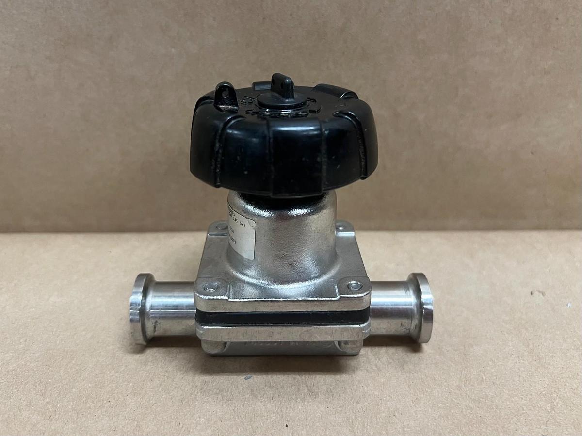 Used Gemü 612 20D80405201TS CWP 145PSI Manually Operated Diaphragm Valve