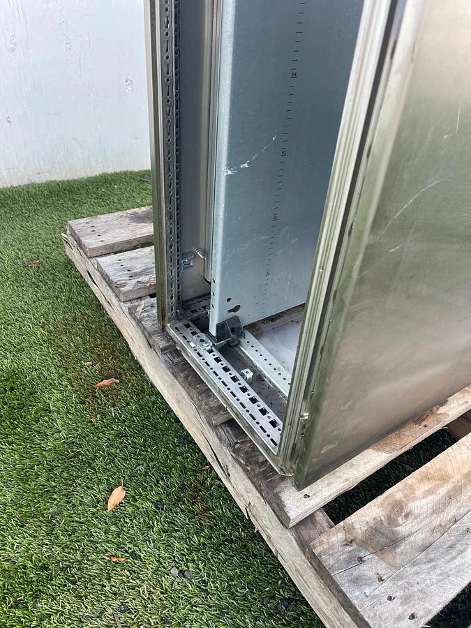 Used Rittal TS 8012.019, Freestanding Stainless Steel Enclosure, Material No. 9978422