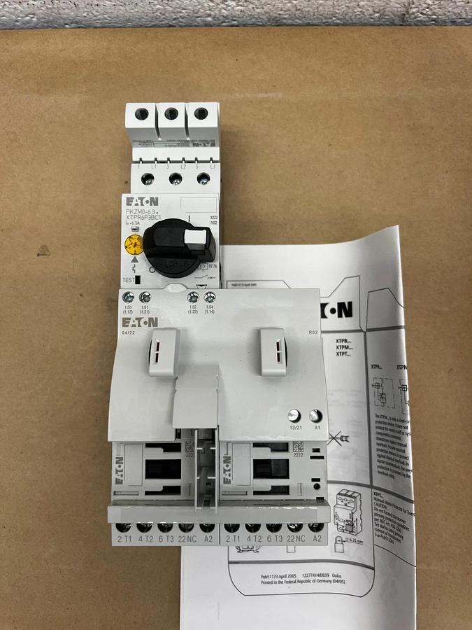 Used Eaton Cutler Hammer XTFR6P3BBA Contactor Electromechanical CMC Type F *NEW*