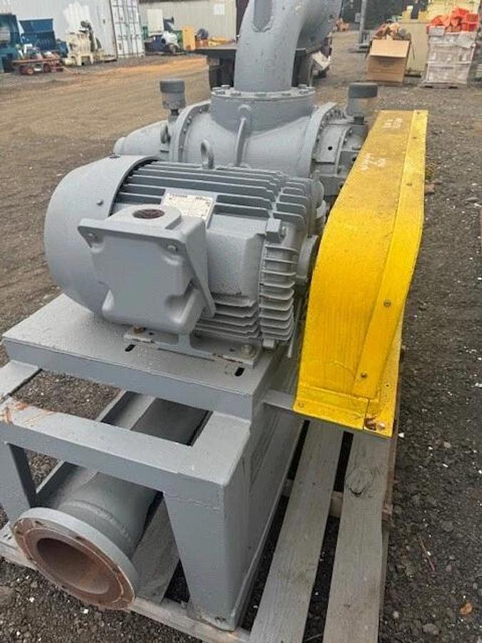 Used Dresser Roots 8X20 Positive Displacement Rotary Lobe Blower, Toshiba 50 HP Motor