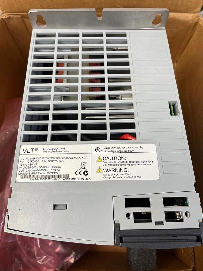 Danfoss AutoMation Drive, Frequency Converter 131F0430 15kw/20HP 3ph 380-500VAC