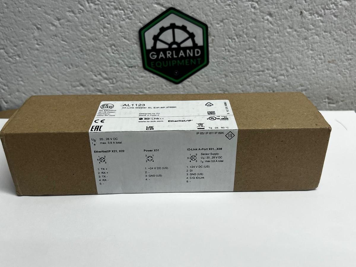 Used IFM AL1123 IO-Link Master SL EIP 8P IP69K Ethernet *NEW*