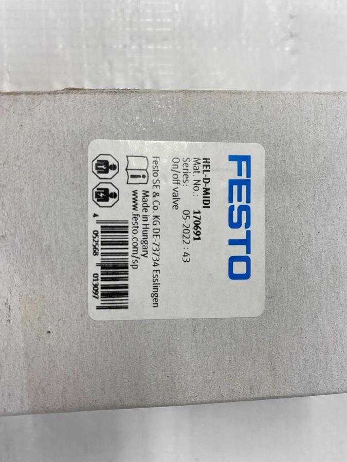 Festo 170691 HEL-D-MIDI Pneumatic Solenoid Valve