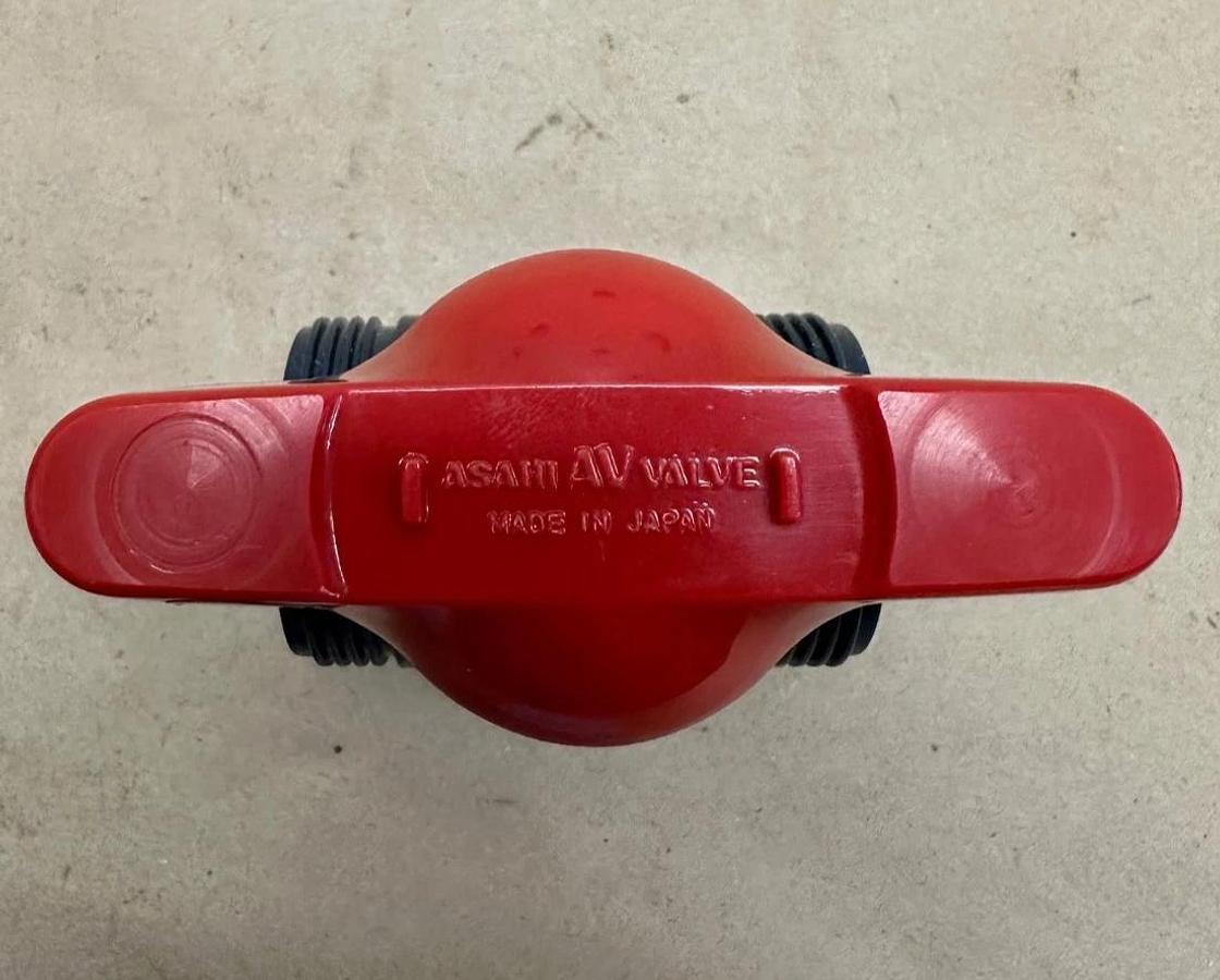 Used ASAHI 09B00043-H 3-Way Ball Valve *NEW*