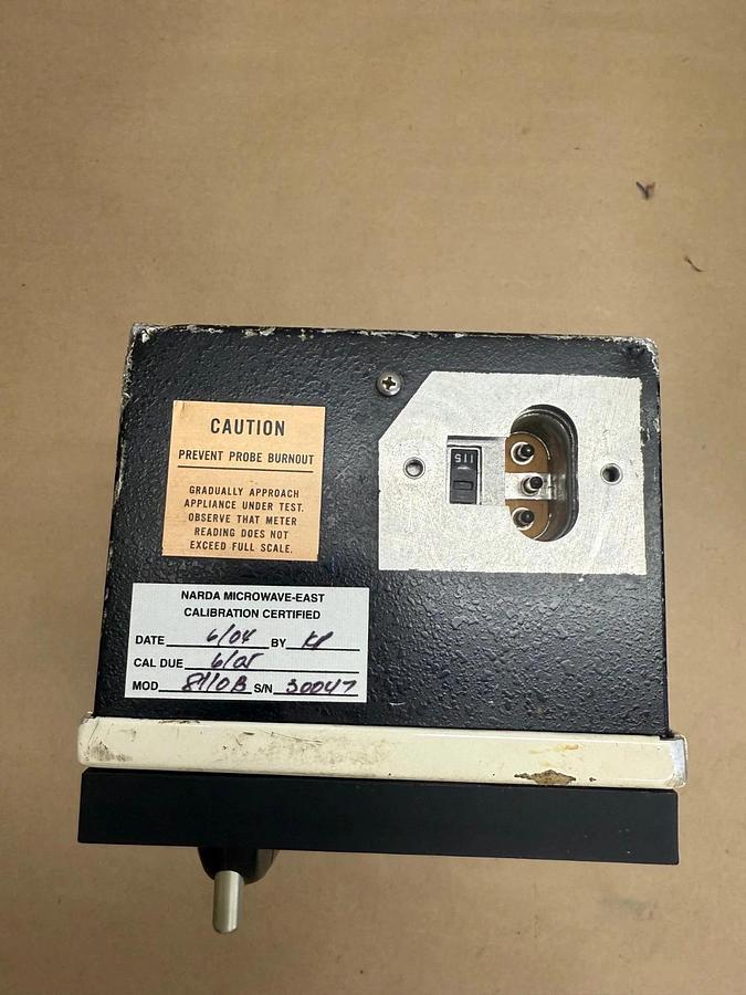 Used NARDA 8110B Microline Electromagnetic Radiation Monitor with 8120A Probe