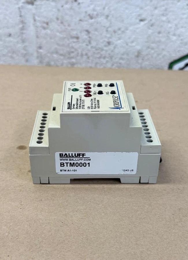 Used Balluff BTM0001 Micropulse Transducer Interface Module, 24 VDC