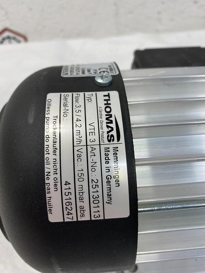 Thomas Picolino VTE3 Rotary Vane Pump