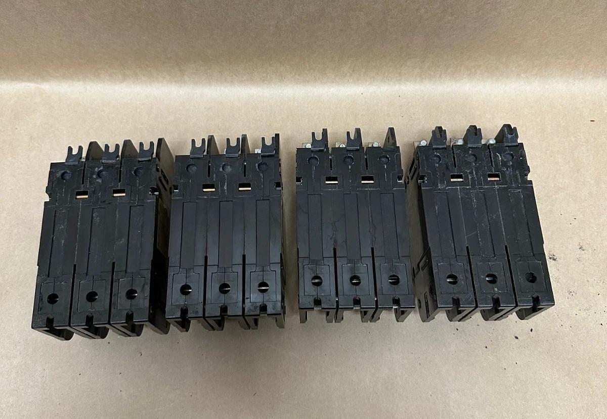 Used Heinemann CF3-233 Lot of 4 Group Circuit Breakers