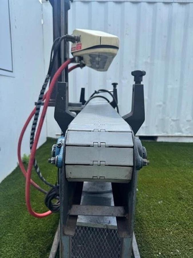 Used Lepel Conveyor 6" W, 52” L, TR-1000A 1/2Hp DC Motor, PPS Induction Sealer