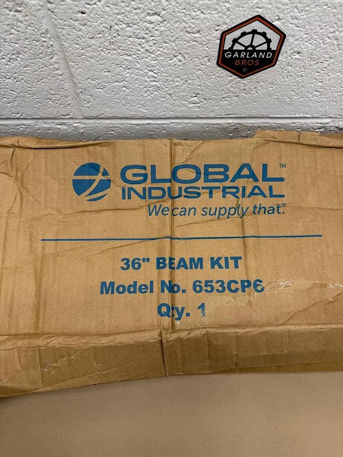 Used Global Industrial 653CP6 , 36” Beam Kit