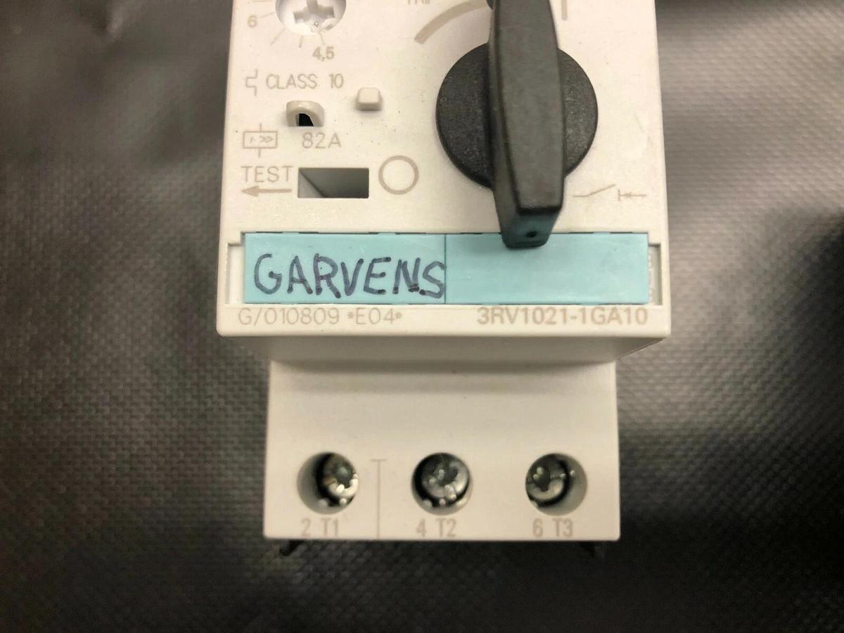 Used Siemens 3RV1021-1GA10 Motor Starter Contactors - LOT of 3
