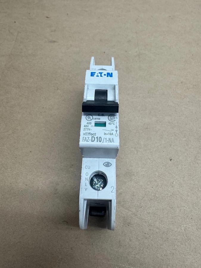 Eaton FAZ-D10/1-NA-SP 1 Pole 10A Circuit Breaker *NEW*