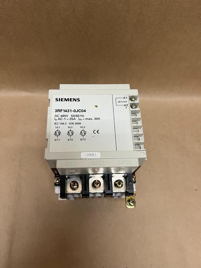 Used Siemens 3RF1431-0JC04 480V, 50/60Hz Contactor