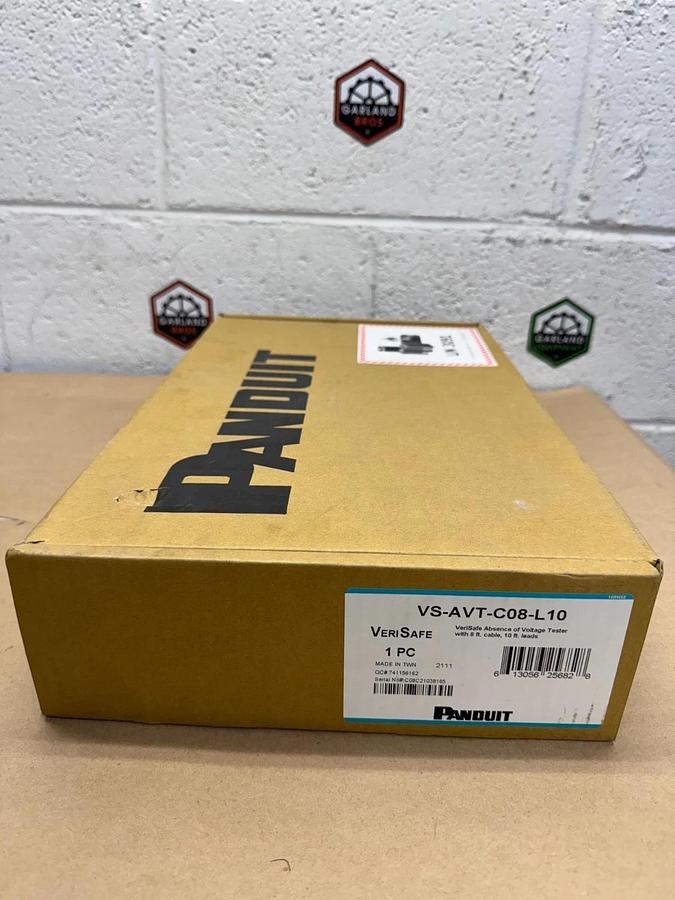 Panduit VS-AVT-C08-L10 VeriSafe Voltage Tester, 8' Cable, 10' Leads FACTORY SEAL