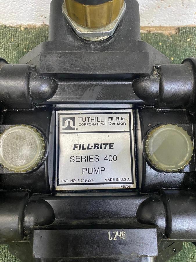Used Fill-Rite Series 400 Liquid Transfer Pump w/ Hose and Nozzle