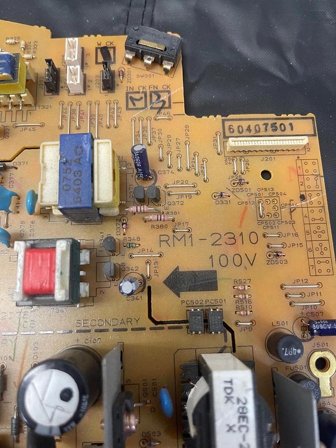 Used HP RM1-2310 HP Laserjet 1022 Power Supply