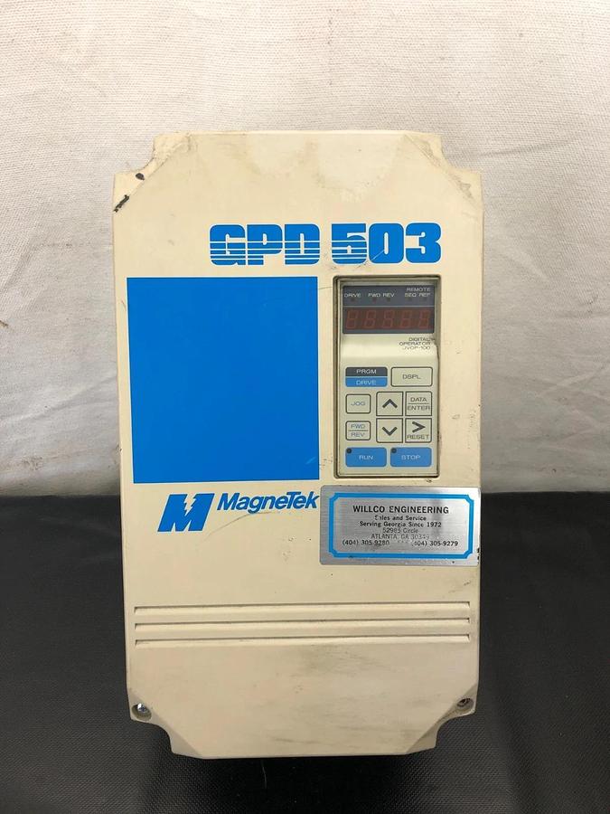 Used Magnetek DS317 GDP503 AC Drive, 3 Phase, 380-460V