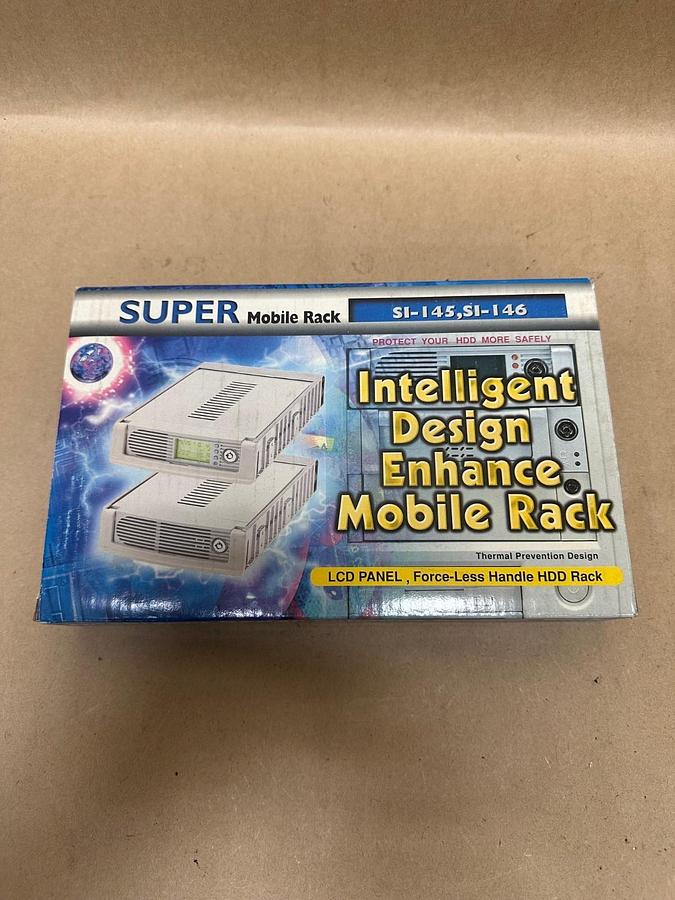 Used Intelligent Design SI-146,SI-145 Super Mobile Rack, LCD Panel Ultra Wide *NEW*