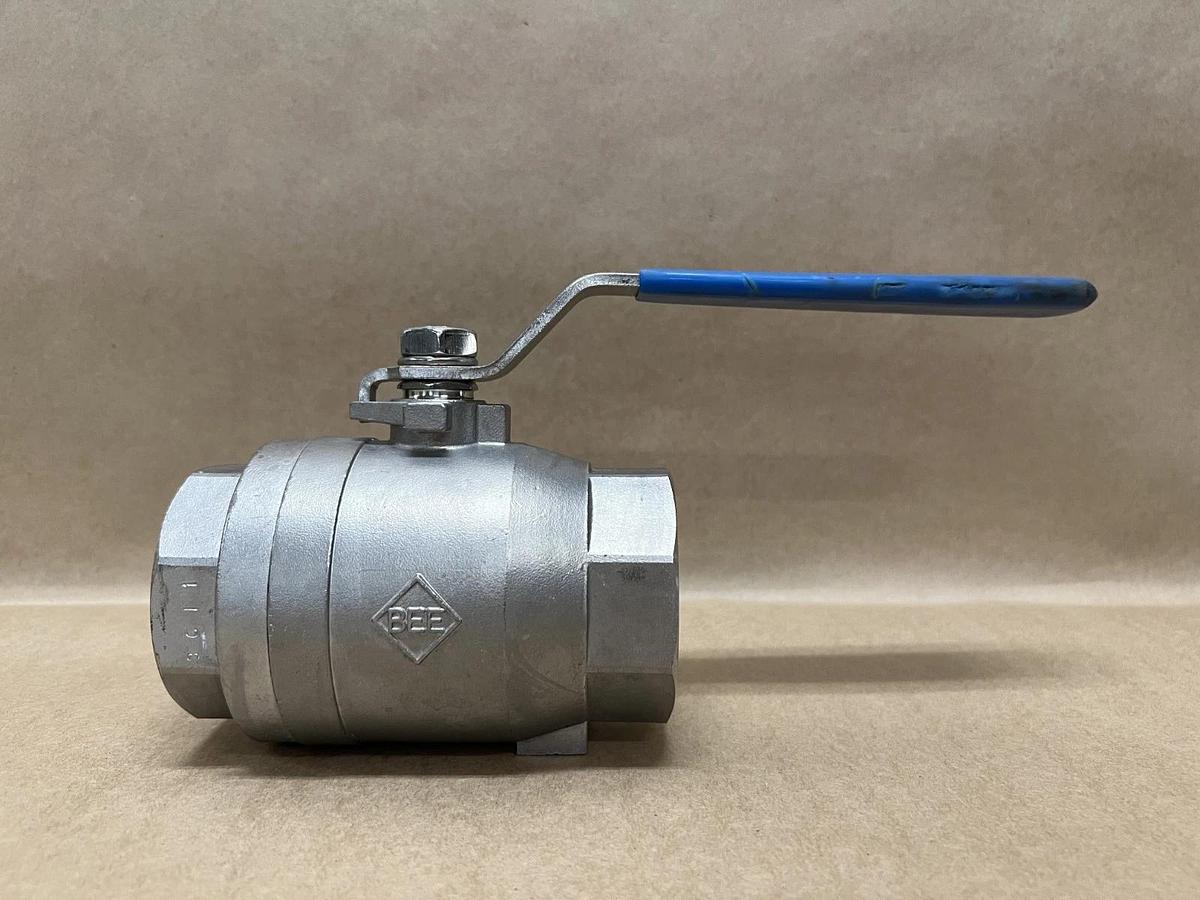 Used BEE 2-1/2" Stainless Steel Ball Valve, PN64, DN50