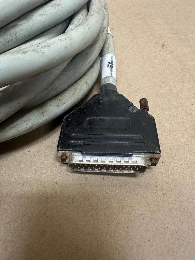 Used Lapp Kabel Stuttgart 12x2x0.25 Unitronic Liycy TP w/ Male 25 Pin Connector