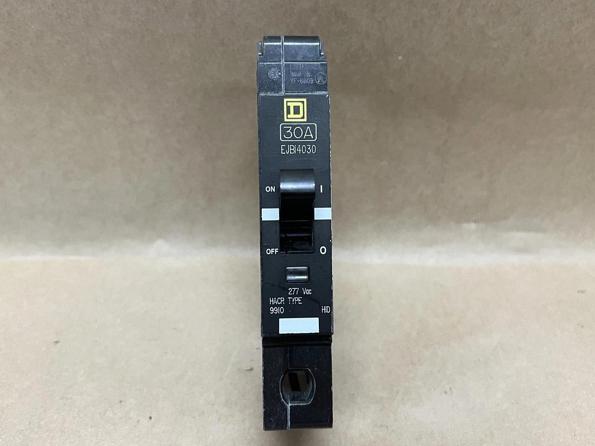 Used Square D EJB14030 Thermal-Magnetic Circuit Breaker, 30A