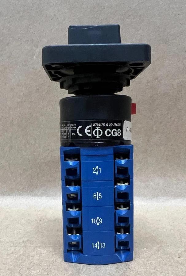 Used Kraus & Naimer CG8 Rotary Switch - Lot of 2