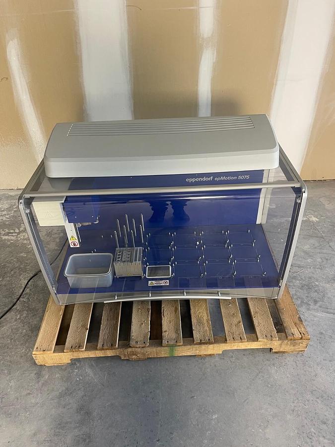 Used Eppendorf epmotion 5075 Automated Liquid Handler