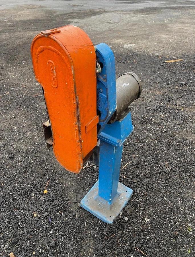 Used 4” Pedestal Belt Sander w/ Baldor Motor 3HP at 3460RPM, 3 Phase, 230/460V